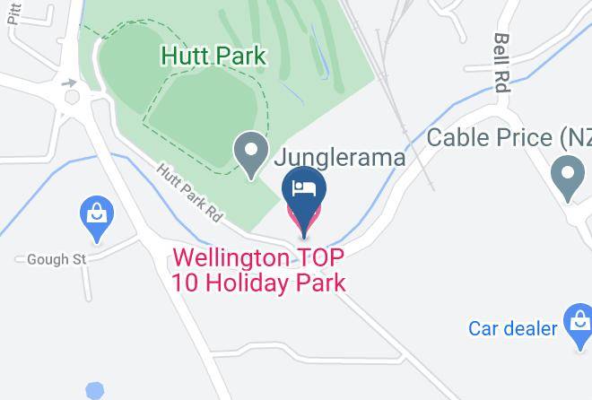 Lower Hutt - Wellington Top 10 Holiday Park Maps