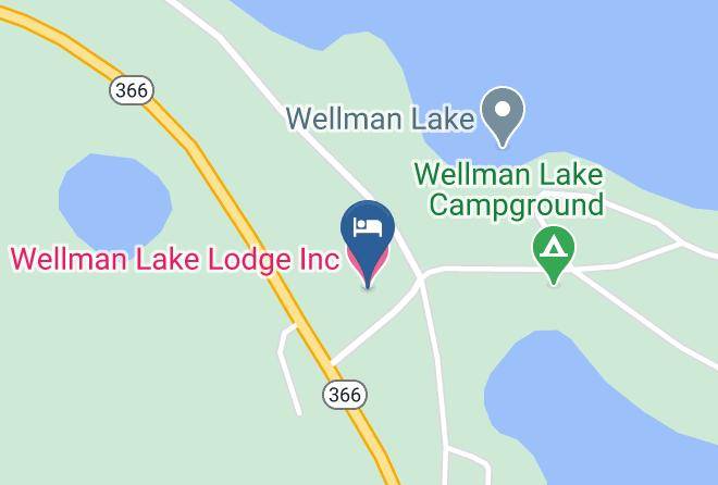 Wellman Lake Lodge Inc Map