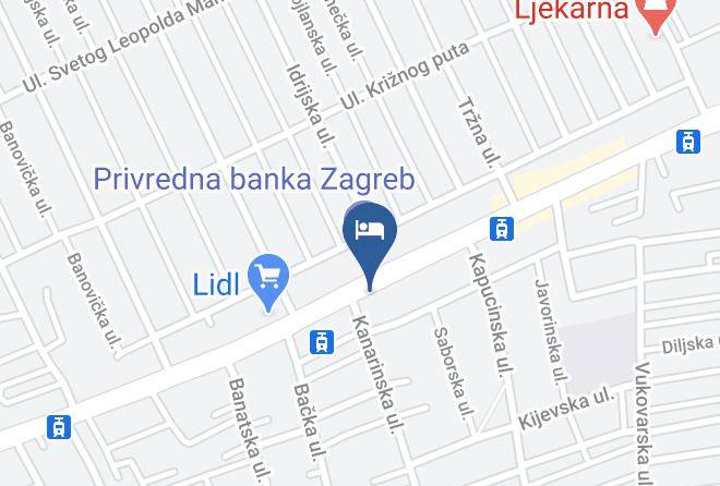 Zagreb - Wellness Centar Residence Maps