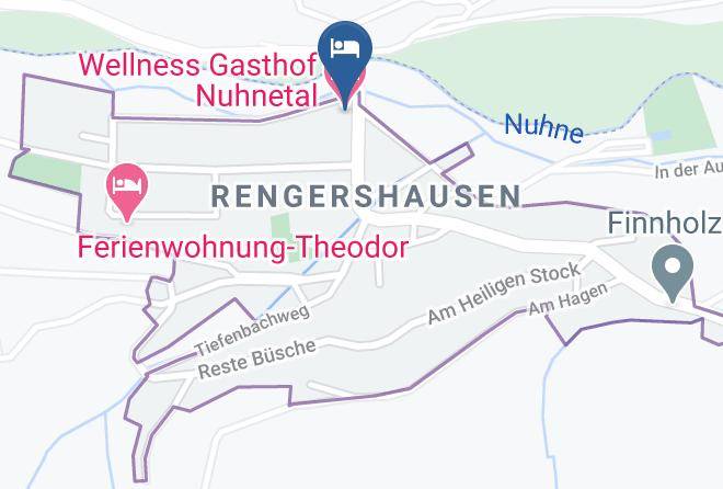 Waldeck Frankenberg - Wellness Gasthof Nuhnetal Maps