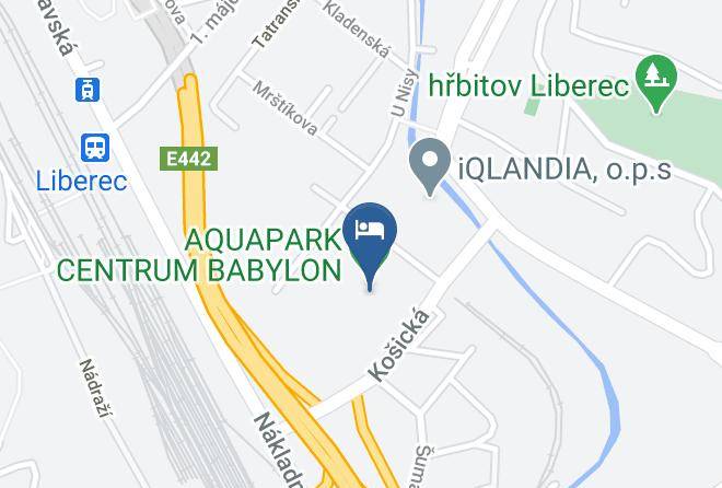 Liberec - Wellness Hotel Babylon Maps
