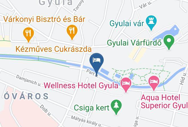 Gyula - Wellness Hotel Gyula Maps