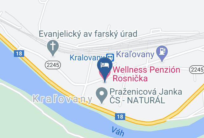 Dolny Kubin - Wellness Penzion Rosnicka Maps