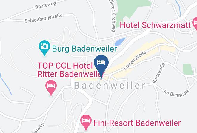 Breisgau Hochschwarzwald - Wellness Privathotel Post An Der Therme Maps