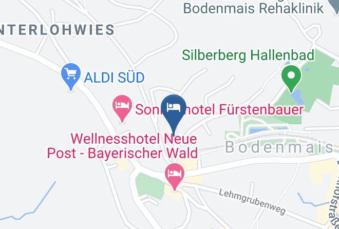 Wellnesshotel Hubertus Hotel Bodenmais Bayerischer Wald Map