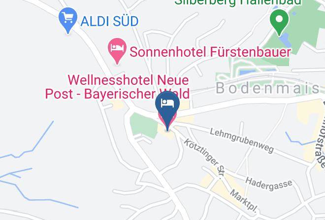 Regen - Wellnesshotel Neue Post Bayerischer Wald Maps