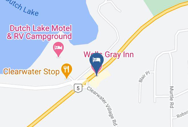 Wells Gray Inn Map