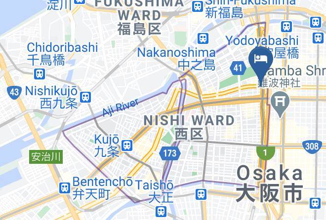 Osaka City Nishi Ward - Wellstay Maps