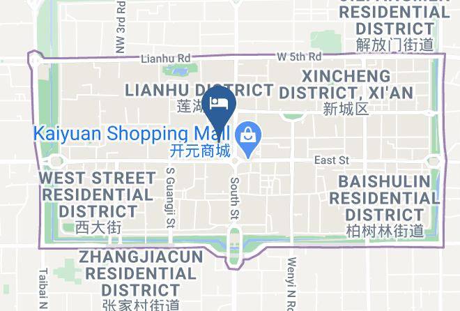 Xi An - Wen Yuan Hotel Vip Building Maps