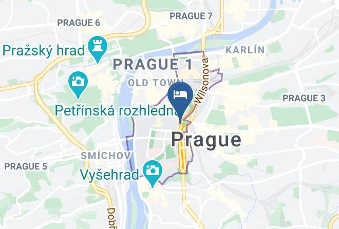 Prague - Wenceslas Square Hotel Maps