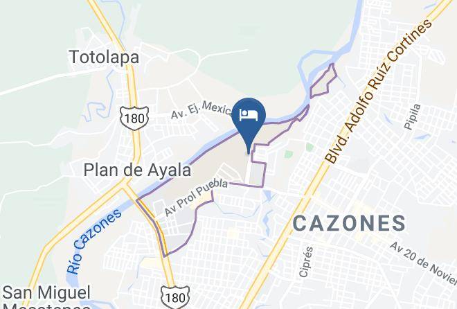 Poza Rica De Hidalgo - Wendolin Auto Hotel Maps