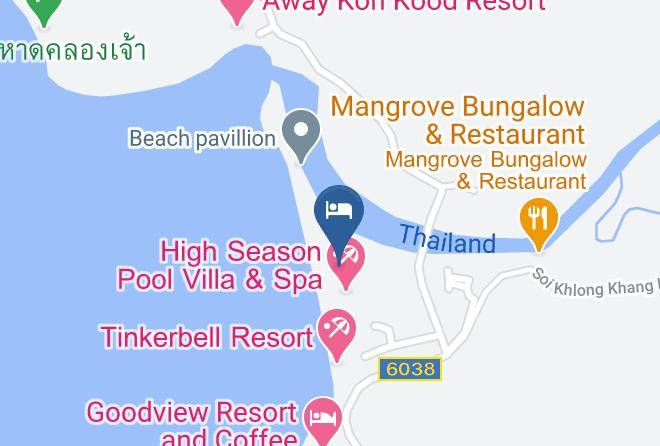 Amphoe Ko Kut - Wendy The Pool Resort Maps