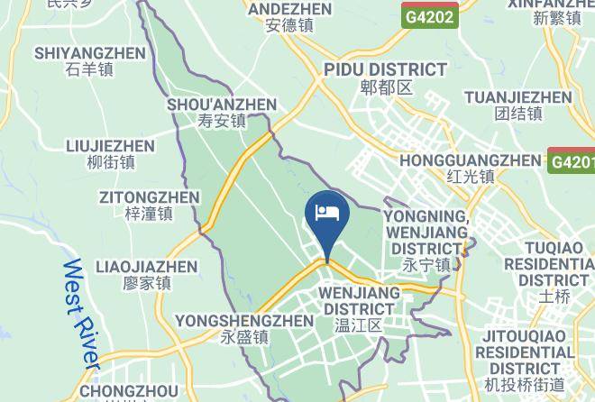 Chengdu - Wenjiang Qixi Business Hotel Chengdu Maps