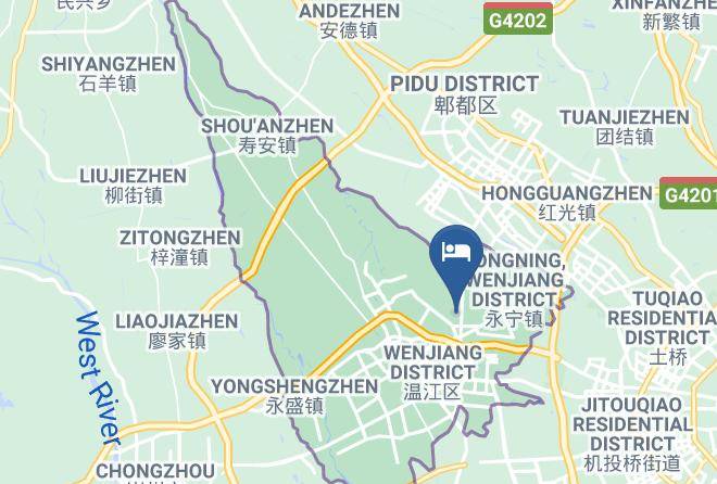 Chengdu - Wenjiang Yuanfen Space Hotel Maps