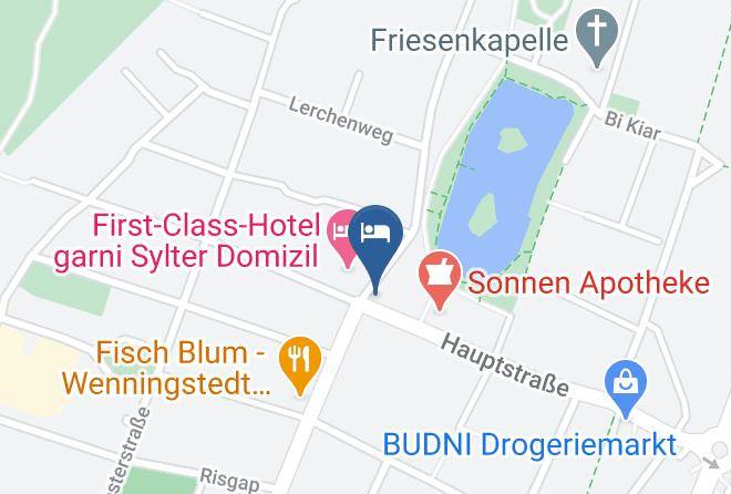 Nordfriesland - Hotel Wenningstedter Hof Maps