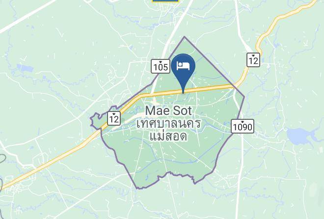 Amphoe Mae Sot - Werot Resort Maps