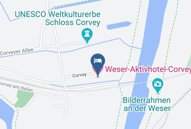 Hoxter - Weser Aktivhotel Corvey Maps