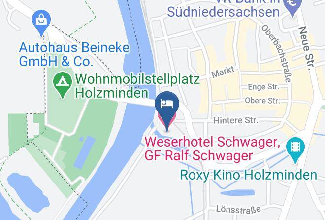 Holzminden - Weserhotel Schwager Gf Ralf Schwager Maps