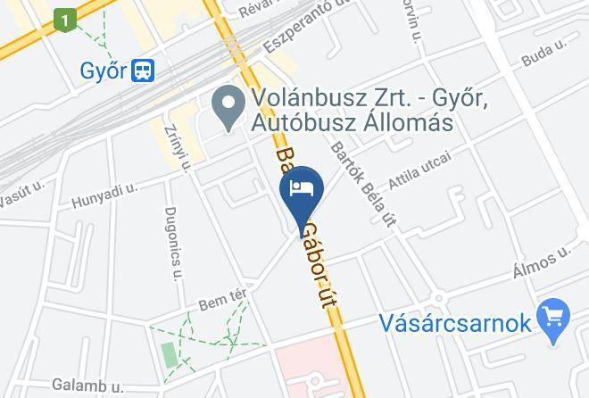 Gyor - Wesselenyi Hotel Gyor Maps