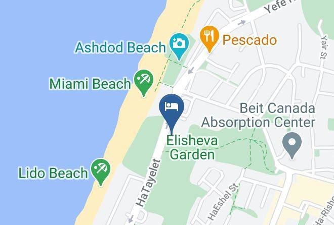 Ashdod - West All Suite Hotel Ashdod Maps