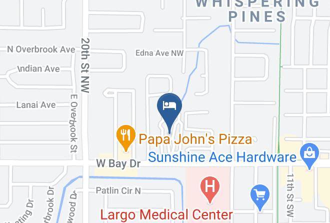 Pinellas - West Bay Oaks Mobile Home & Rv Park Maps