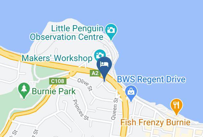 Burnie - West Beach Holiday Villas Maps