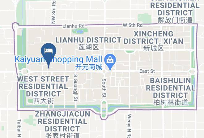 Xi An - West Capital International Hotel Xi'an Maps
