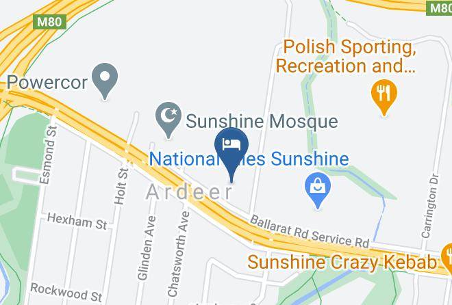 Brimbank - West City Motel Maps