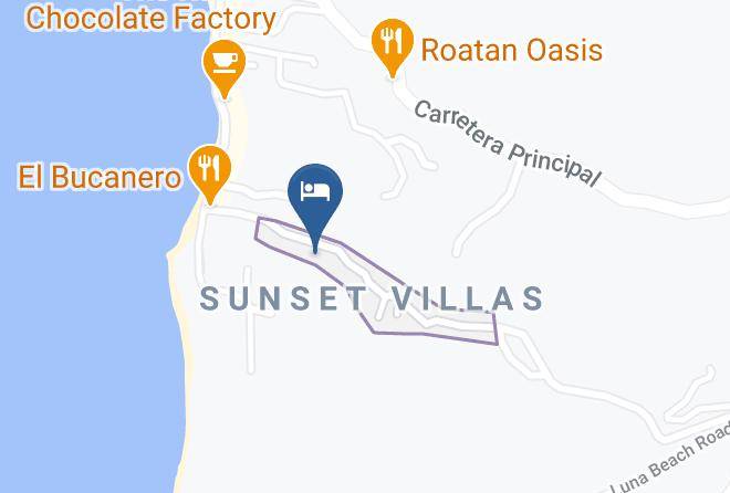 Roatan - West End Dive Resort Maps