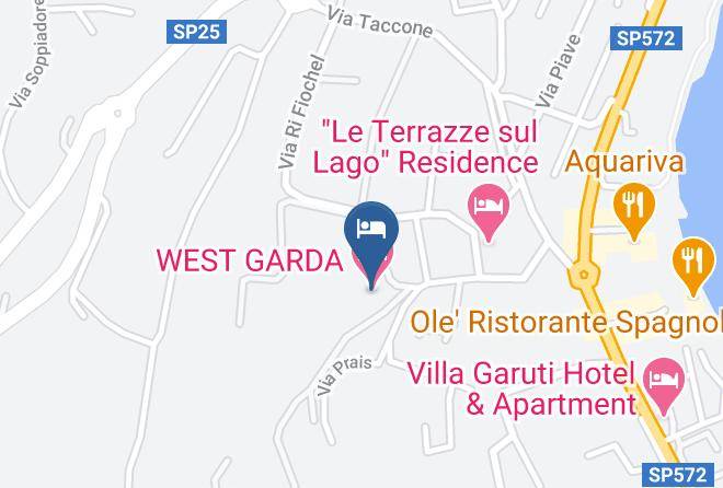 West Garda Hotel Map