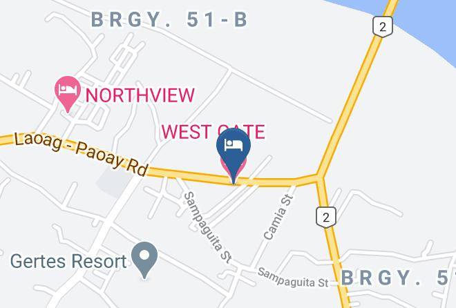 Ilocos Norte - West Gate Hotel Maps