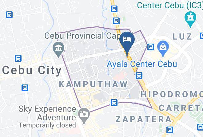 Cebu - West Gorordo Hotel Maps