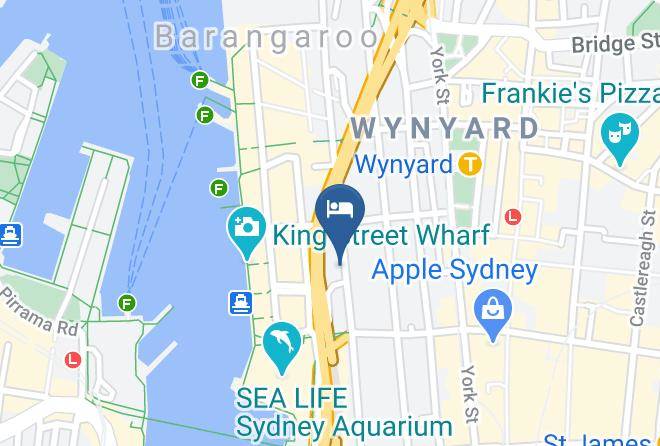 Sydney - West Hotel Sydney Curio Collection By Hilton Maps
