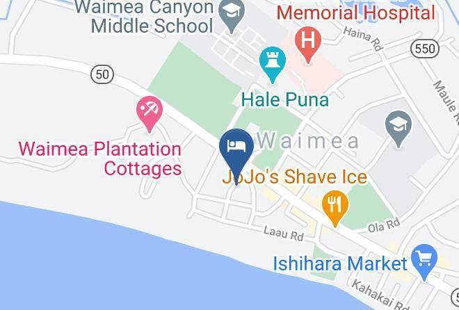 Kauai - West Kauai Lodging Maps
