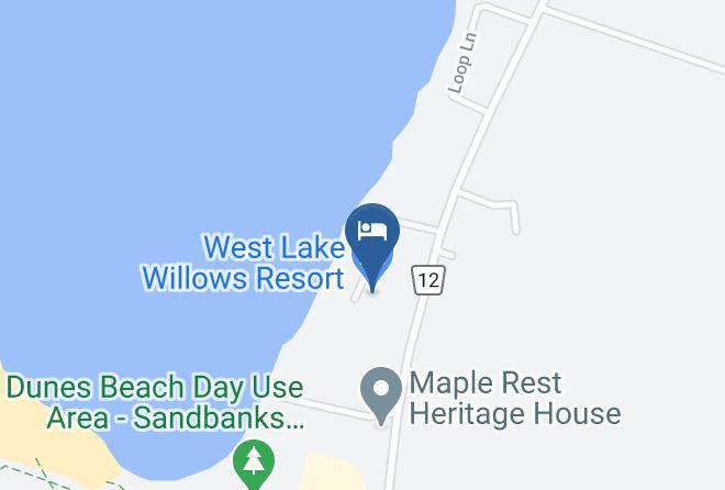 Prince Edward - West Lake Willows Resort Maps