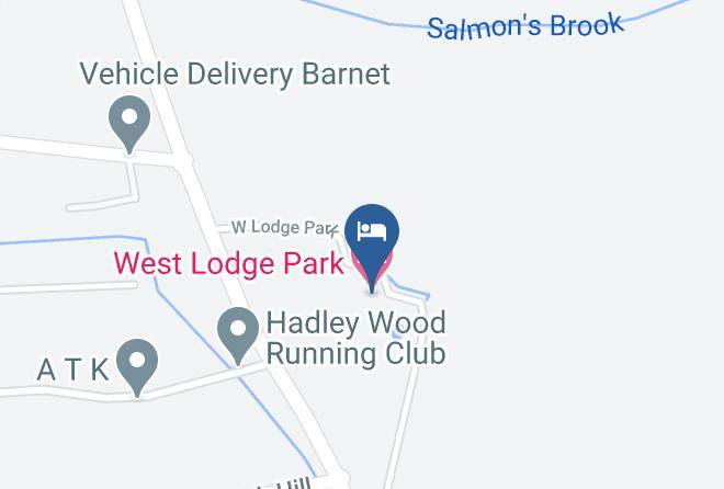 London - West Lodge Park Hotel Maps
