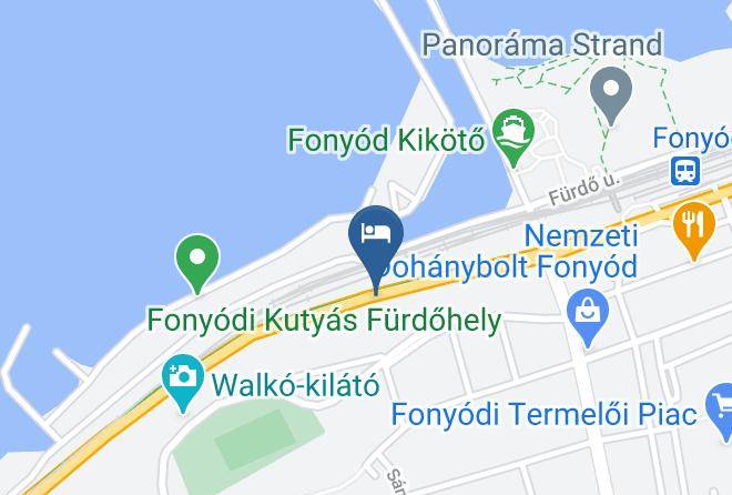 Fonyod - West Place Hotel Maps