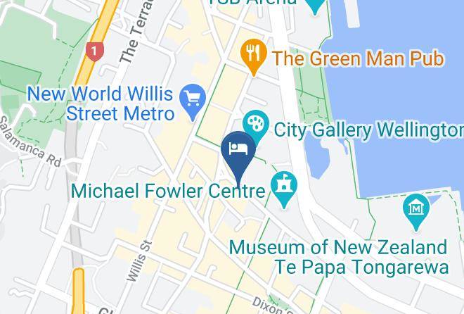 Wellington - West Plaza Hotel Maps