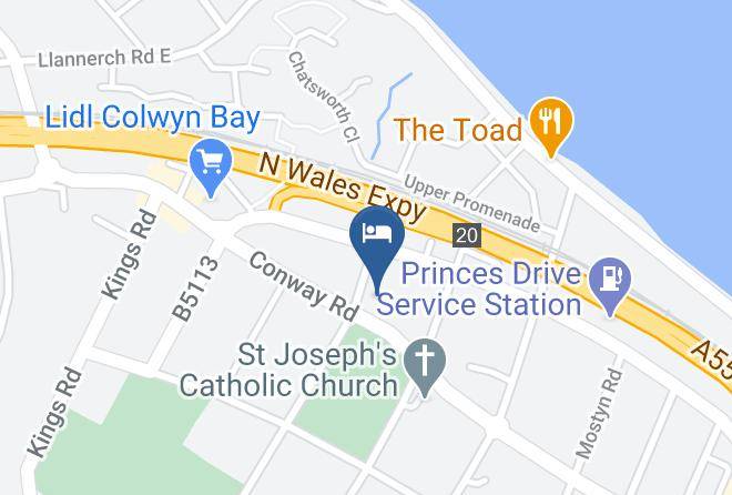 Conwy - West Point Hotel Maps