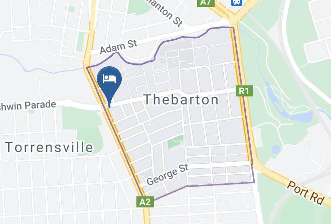 West Torrens - West Thebarton Hotel Maps