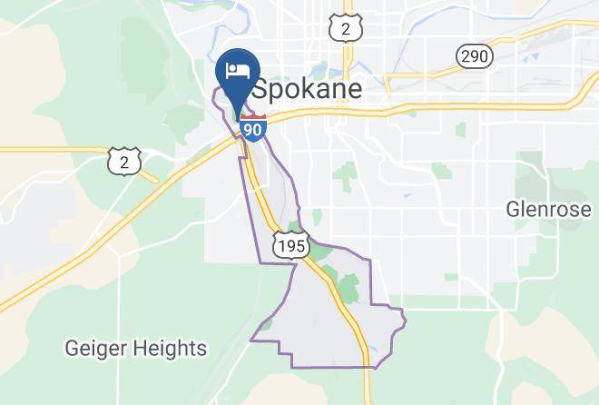 Spokane - West Wynn Motel Maps