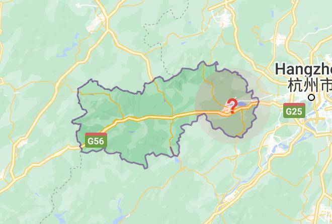 Hangzhou - West Zhejiang Grand Canyon Yihe Resort Maps