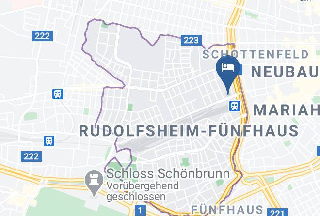 Vienna - Hotel Westbahn Wien Maps