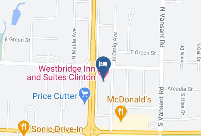 Henry - Westbridge Inn And Suites Clinton Maps