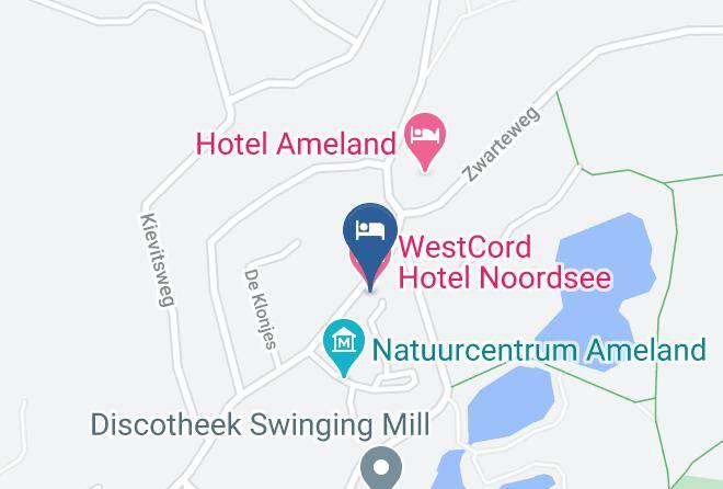 Ameland - Westcord Hotel Noordsee Maps