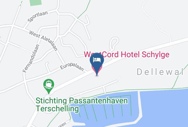 Terschelling - Westcord Hotel Schylge Maps