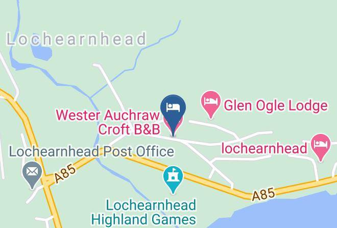 Stirling - Wester Auchraw Croft B&b Maps