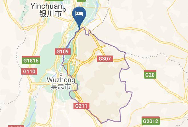 Yinchuan - Western Airport Aviation Hotel Maps