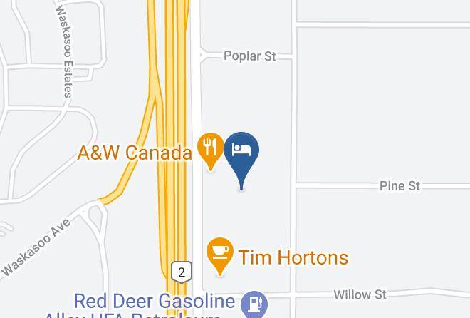 Division 8 - Western Budget Motel Red Deer 2 Maps