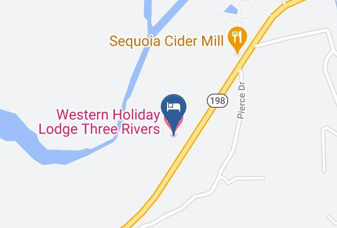 Tulare - Western Holiday Lodge Three Rivers Maps